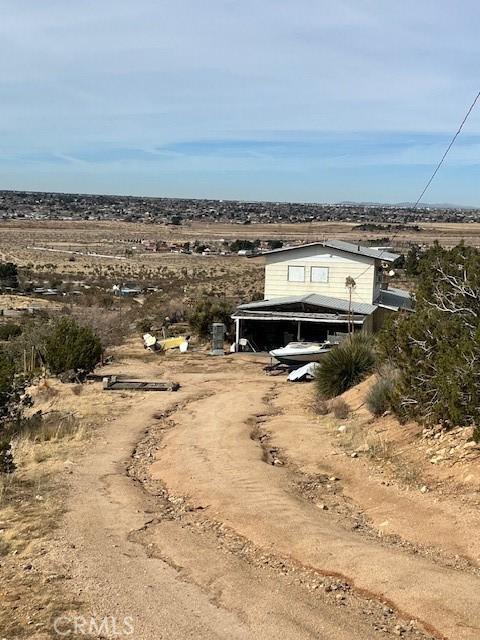 bird's eye view featuring a rural view