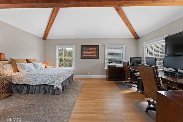 1205 W Highland Ave, Redlands, CA 92373 - bedroom featuring light wood-type flooring, baseboards, and an office area