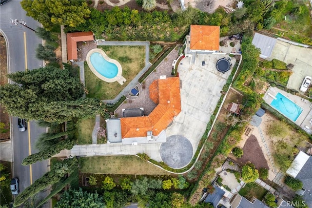 1205 W Highland Ave, Redlands, CA 92373 - view of property location featuring a pool area