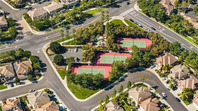 birds eye view of property featuring a residential view