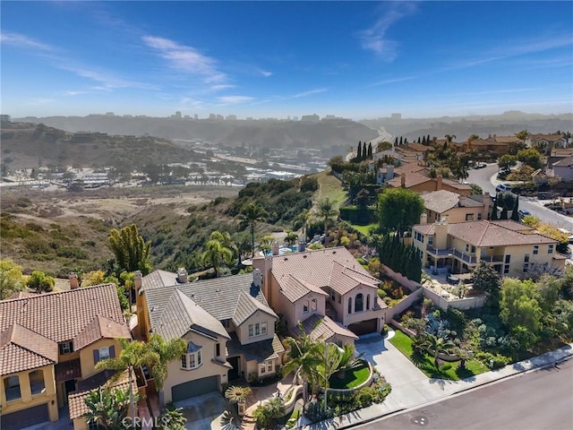 bird's eye view featuring a residential view