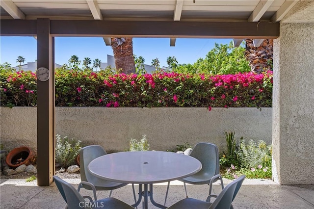 1150 E Palm Canyon Dr Unit 51, Palm Springs, CA 92264 - view of patio