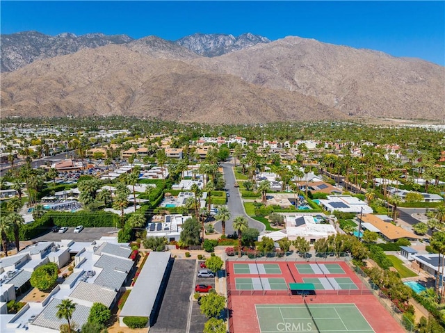 1150 E Palm Canyon Dr Unit 51, Palm Springs, CA 92264 - aerial view of residential area featuring a mountainous background