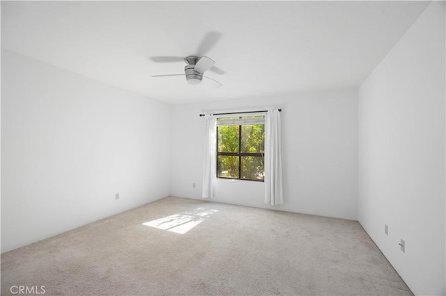 1150 E Palm Canyon Dr Unit 51, Palm Springs, CA 92264 - carpeted empty room featuring a ceiling fan