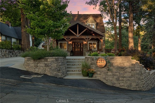 243 Manzanita Dr, Lake Arrowhead, CA 92352 - view of front of house