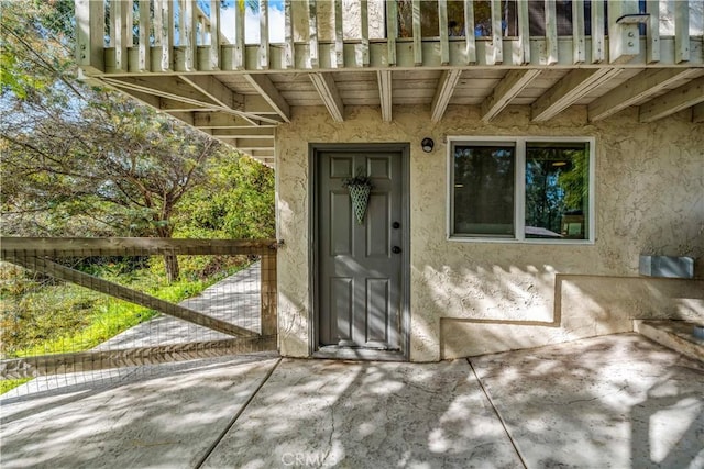 30451 San Pasqual Rd, Temecula, CA 92591 - view of exterior entry with stucco siding