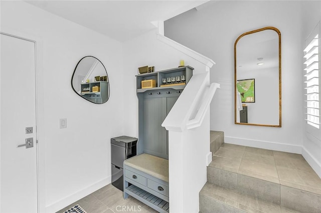 1632 Doheny Way, Dana Point, CA 92629 - mudroom featuring baseboards and light tile patterned flooring