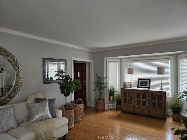 2833 Best Ave, Oakland, CA 94619 - living room with light wood-type flooring and crown molding