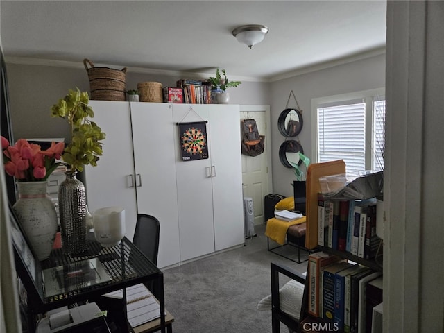 2833 Best Ave, Oakland, CA 94619 - carpeted home office with ornamental molding