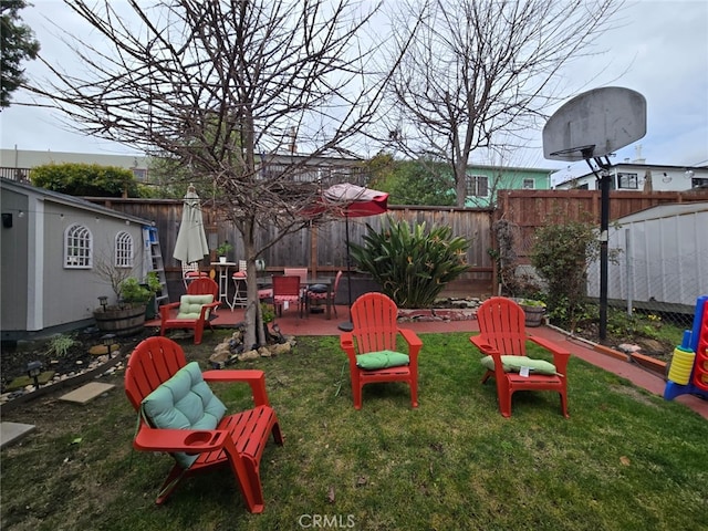 2833 Best Ave, Oakland, CA 94619 - view of yard with a patio
