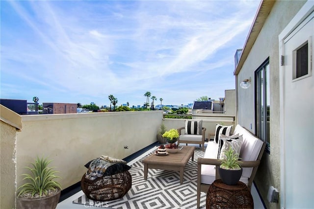 balcony with outdoor lounge area