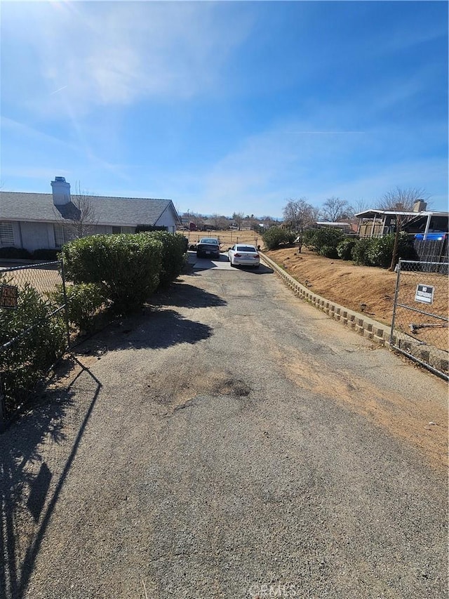 view of street