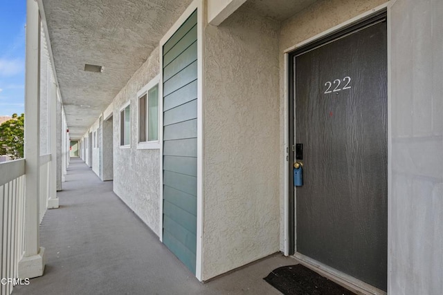 view of entrance to property