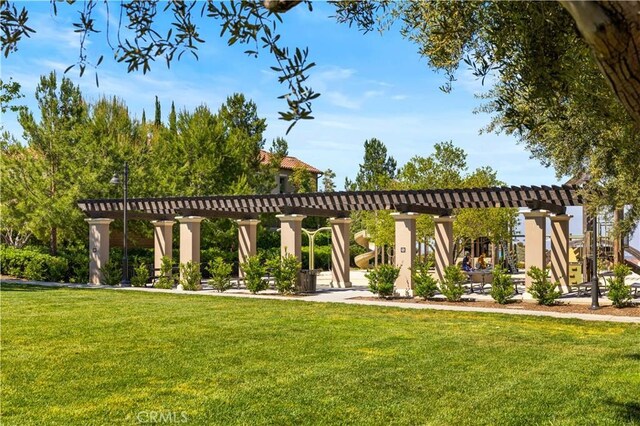 122 Appian Blvd, Irvine, CA 92602 - view of yard featuring a pergola