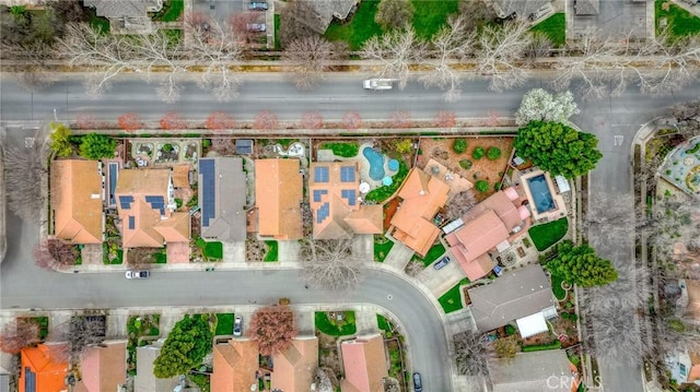 birds eye view of property featuring a residential view