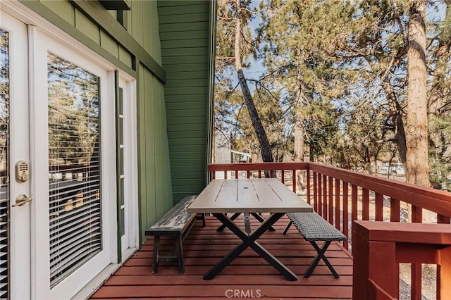 396 Kern Ave, Sugarloaf, CA 92386 - view of wooden terrace