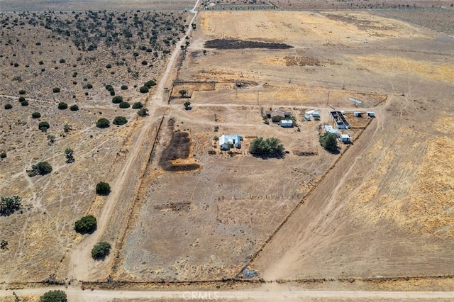 aerial view featuring a rural view