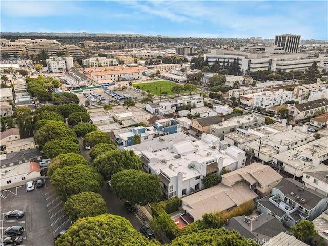 aerial view with a view of city