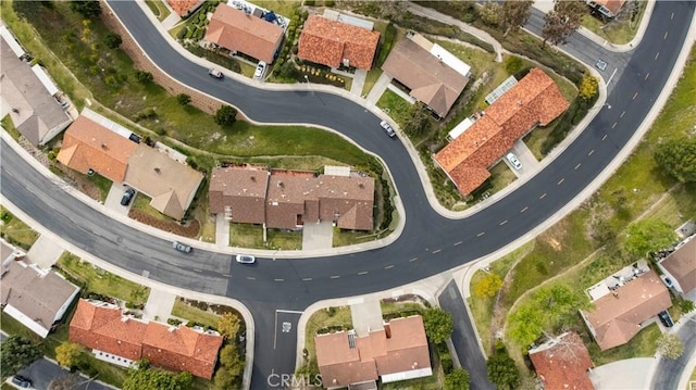 drone / aerial view featuring a residential view