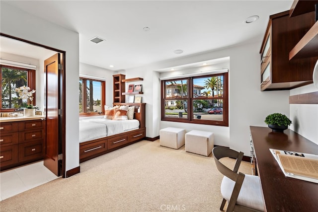 2907 Cliff Dr, Newport Beach, CA 92663 - bedroom with light carpet