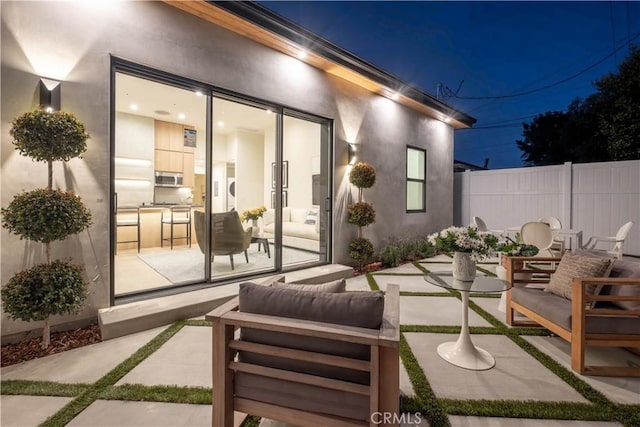 18848 Collins St, Tarzana, CA 91356 - view of patio / terrace with fence