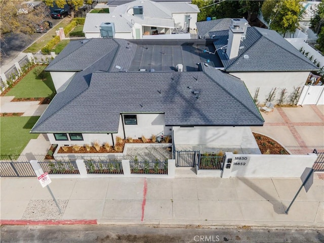 bird's eye view featuring a residential view