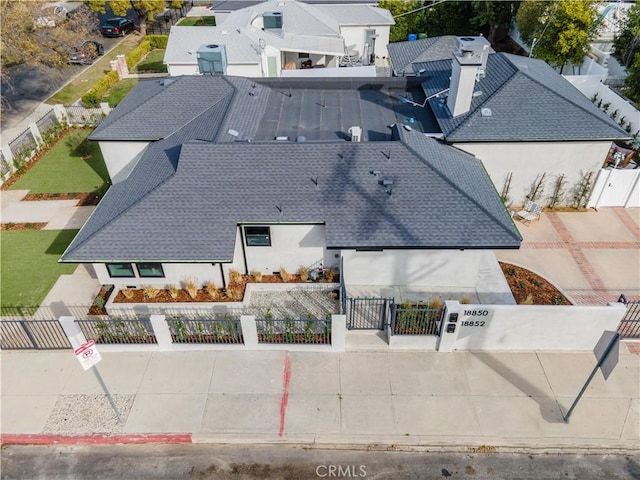 18848 Collins St, Tarzana, CA 91356 - aerial perspective of suburban area