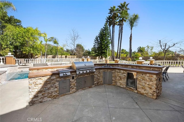 2503 N San Miguel Dr, Orange, CA 92867 - view of patio / terrace with exterior bar