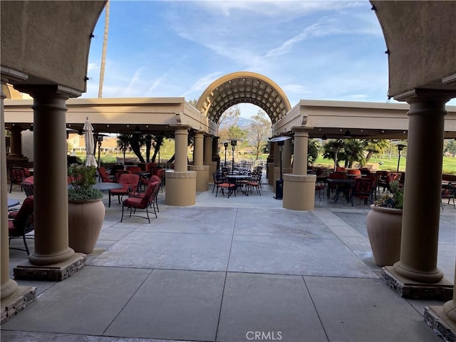 view of patio / terrace with outdoor dining area