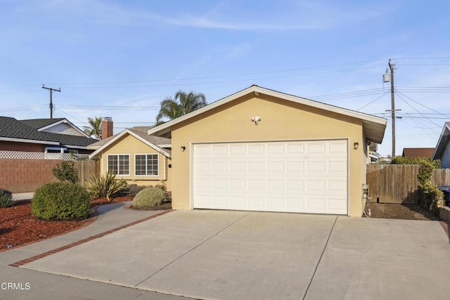 view of ranch-style home