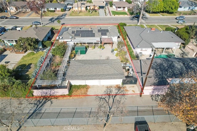 drone / aerial view featuring a residential view