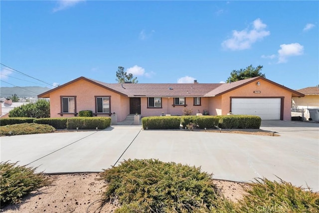 ranch-style house with a garage