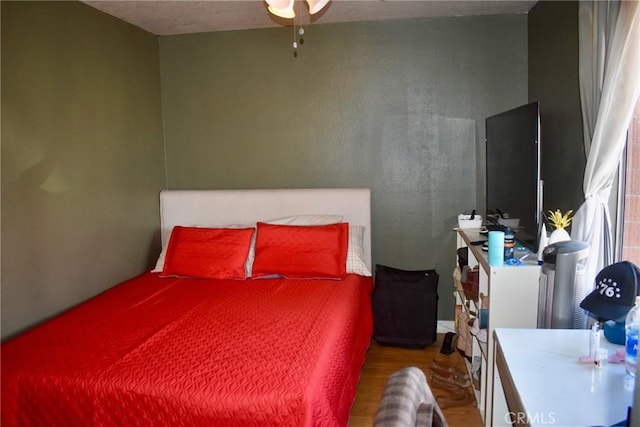 1041 E Riverside Dr, Ontario, CA 91761 - bedroom with wood finished floors