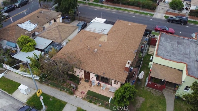 bird's eye view featuring a residential view