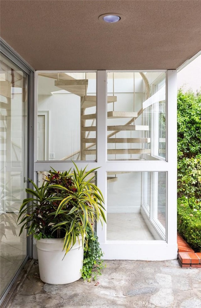 view of stairs