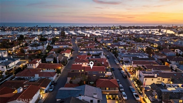 bird's eye view featuring a residential view