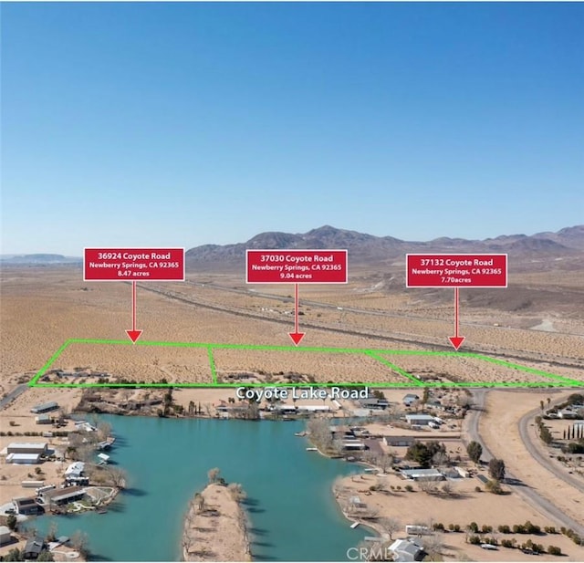 37132 Coyote Lake Rd, Newberry Springs CA, 92398 land for sale