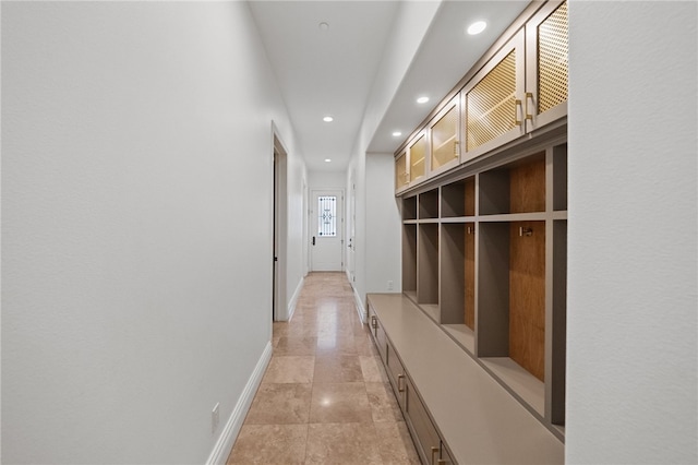 43840 E Vallejo Ave, Temecula, CA 92592 - mudroom featuring recessed lighting and baseboards