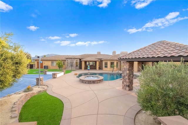 43840 E Vallejo Ave, Temecula, CA 92592 - swimming pool with a patio