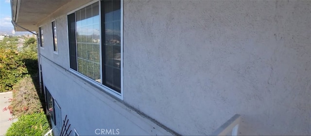 view of home's exterior featuring stucco siding