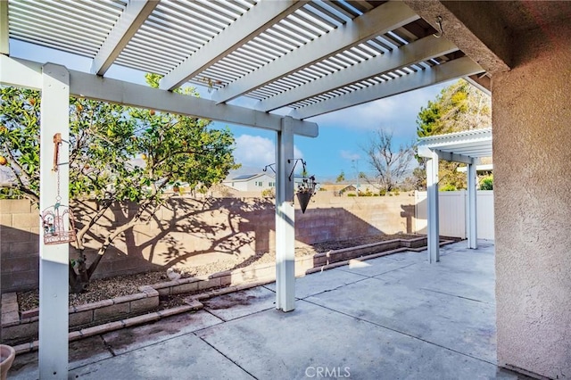 773 Camino De Plata, San Jacinto, CA 92583 - view of patio with a fenced backyard and a pergola