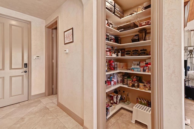 view of pantry