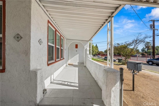 view of patio