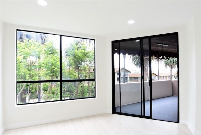 1745 Camino Palmero St Unit 537, Los Angeles, CA 90046 - unfurnished room featuring recessed lighting and baseboards