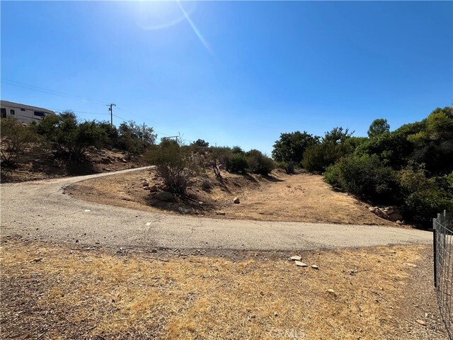 view of road