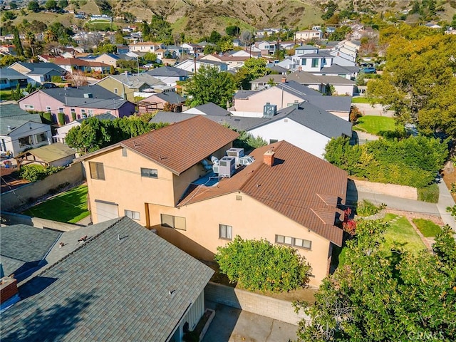 bird's eye view featuring a residential view