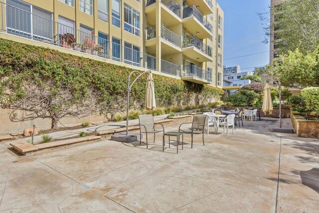 view of patio / terrace featuring outdoor dining area