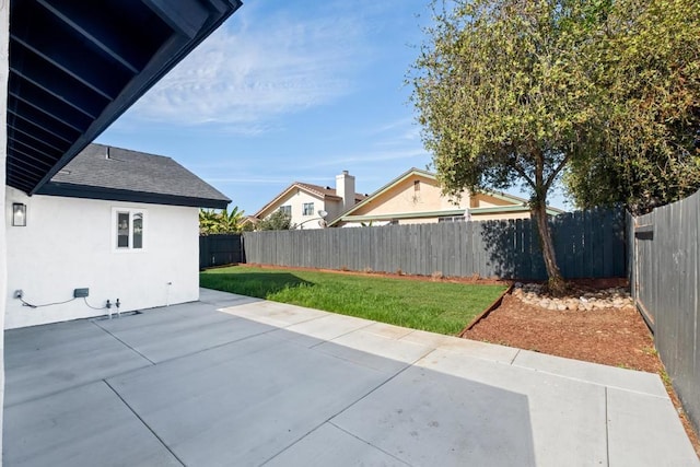 view of patio / terrace featuring a fenced backyard