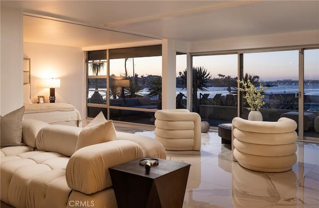 interior space with plenty of natural light