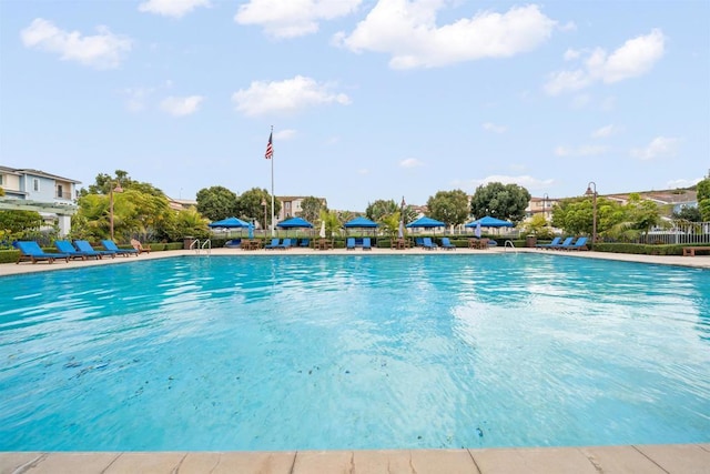 view of community pool